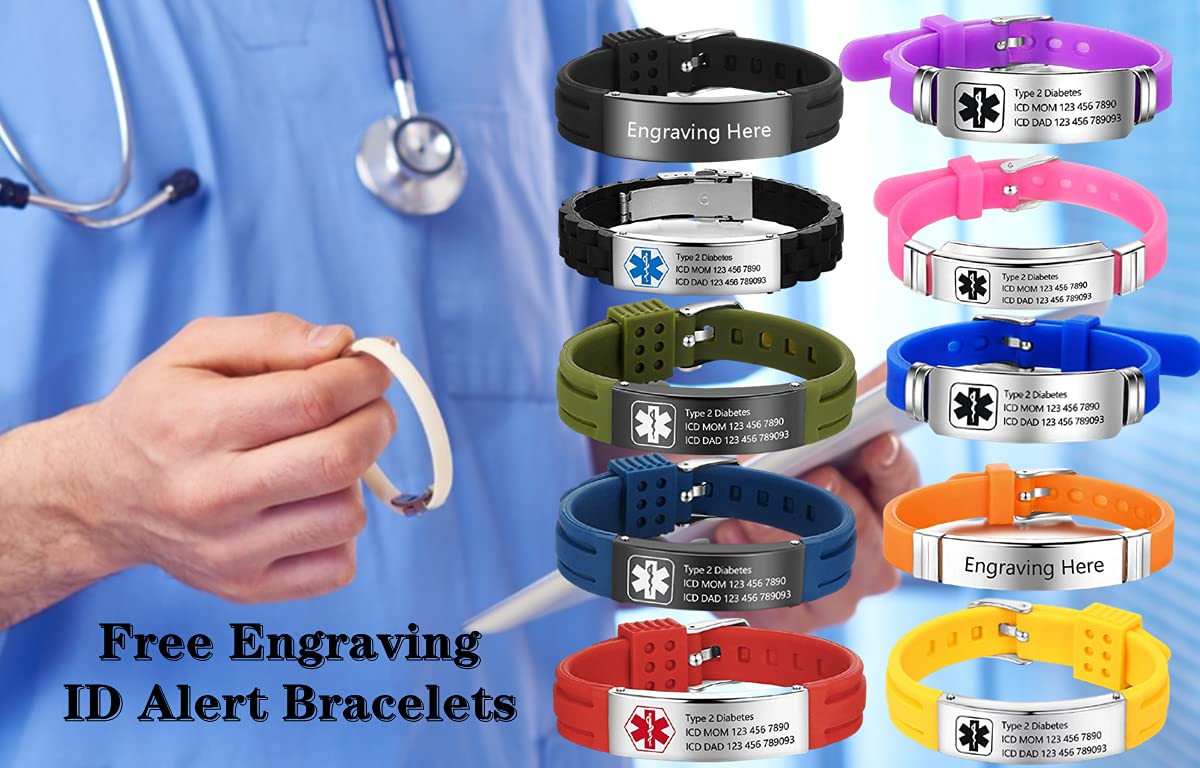 Personalized Stainless Steel Engraved ID Bracelet for Men - Custom Name Engraved Bangle Jewelry Gift for Boyfriend, Husband - Perfect for Anniversary, Birthday & Special Occasions