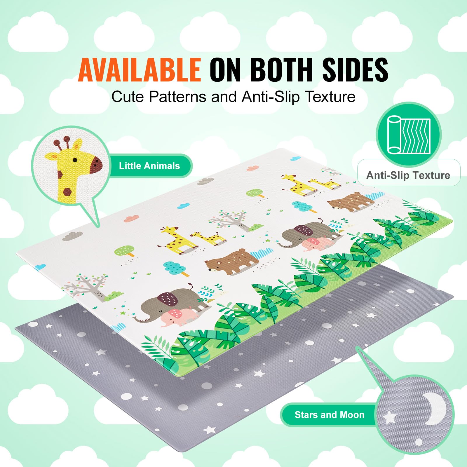 VEVOR Baby Play Mat 55