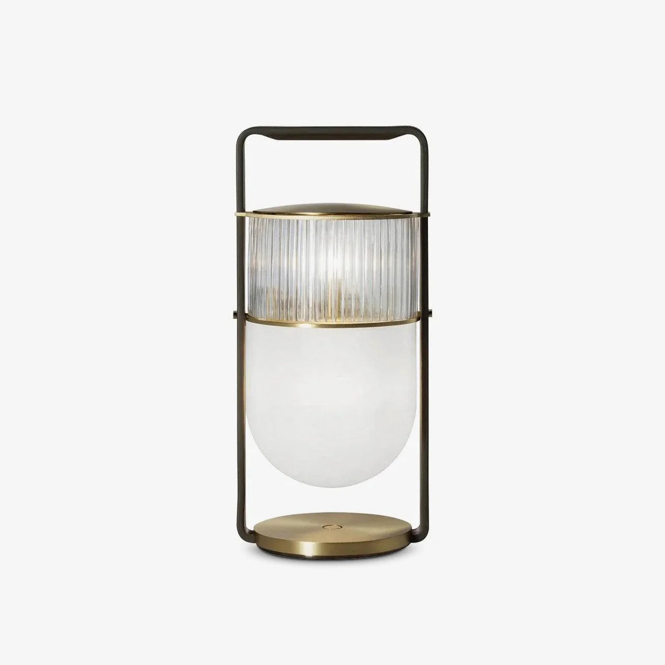 Nordic Glass Hand Table Lamp - Modern Bedside & Living Room Decor, Warm White Light for Cozy Ambience