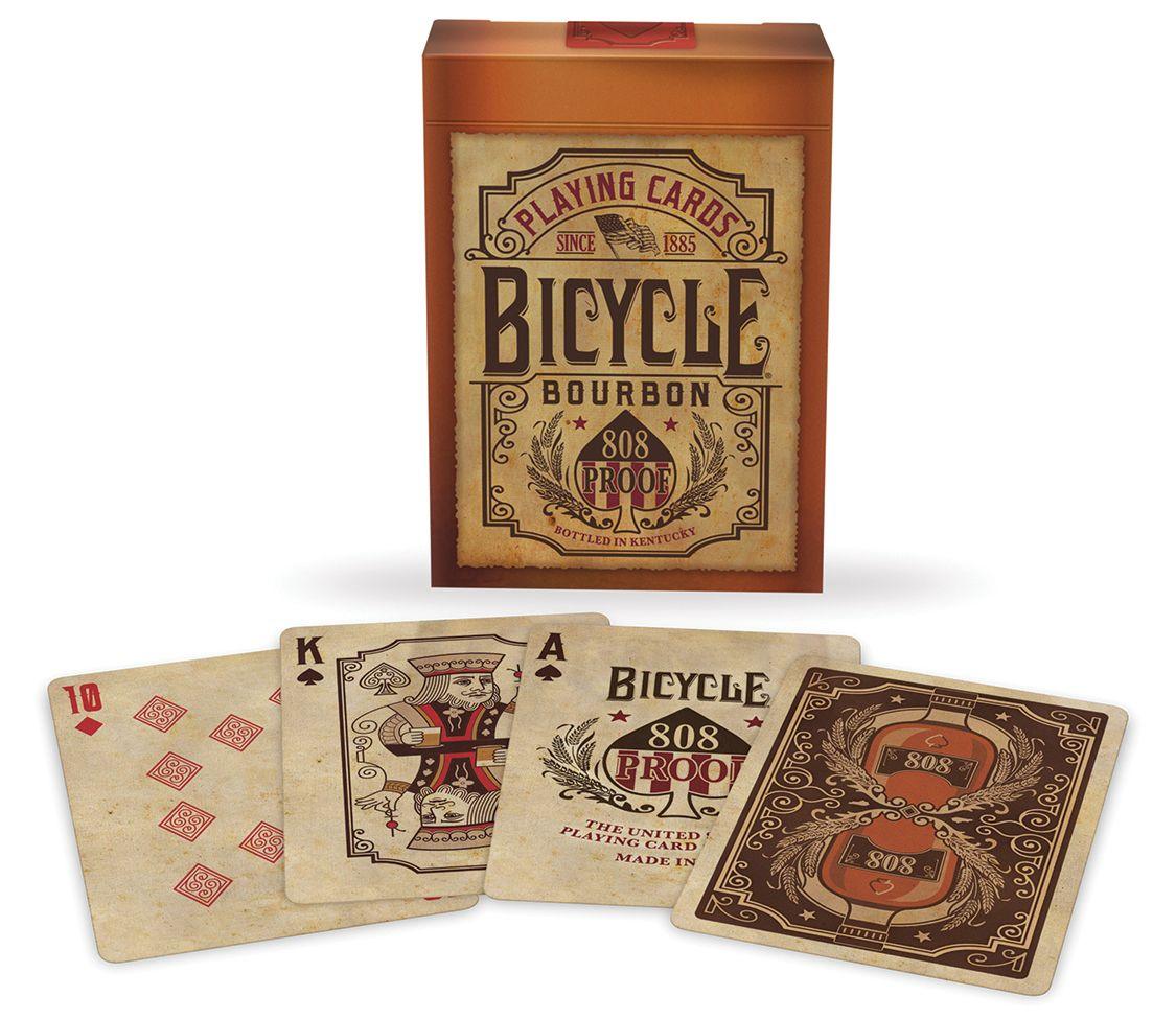 Premium Bicycle Bourbon Playing Cards - Classic Poker & Card Games Set for Casino Nights, Magic Tricks, and Family Game Nights