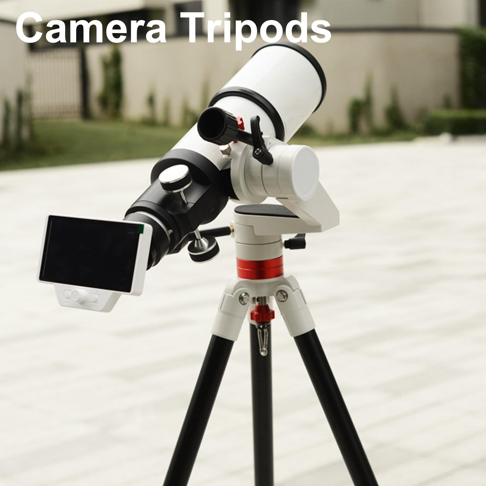 Adjustable Astronomical Telescope Tripod - Lightweight Aluminum Alloy Stand with Non-Slip Rubber Pads for Stargazing, Moon Observation, Landscape Photography & Birdwatching | Perfect for Backyard Astronomy, Nature Exploration & Outdoor Adventures