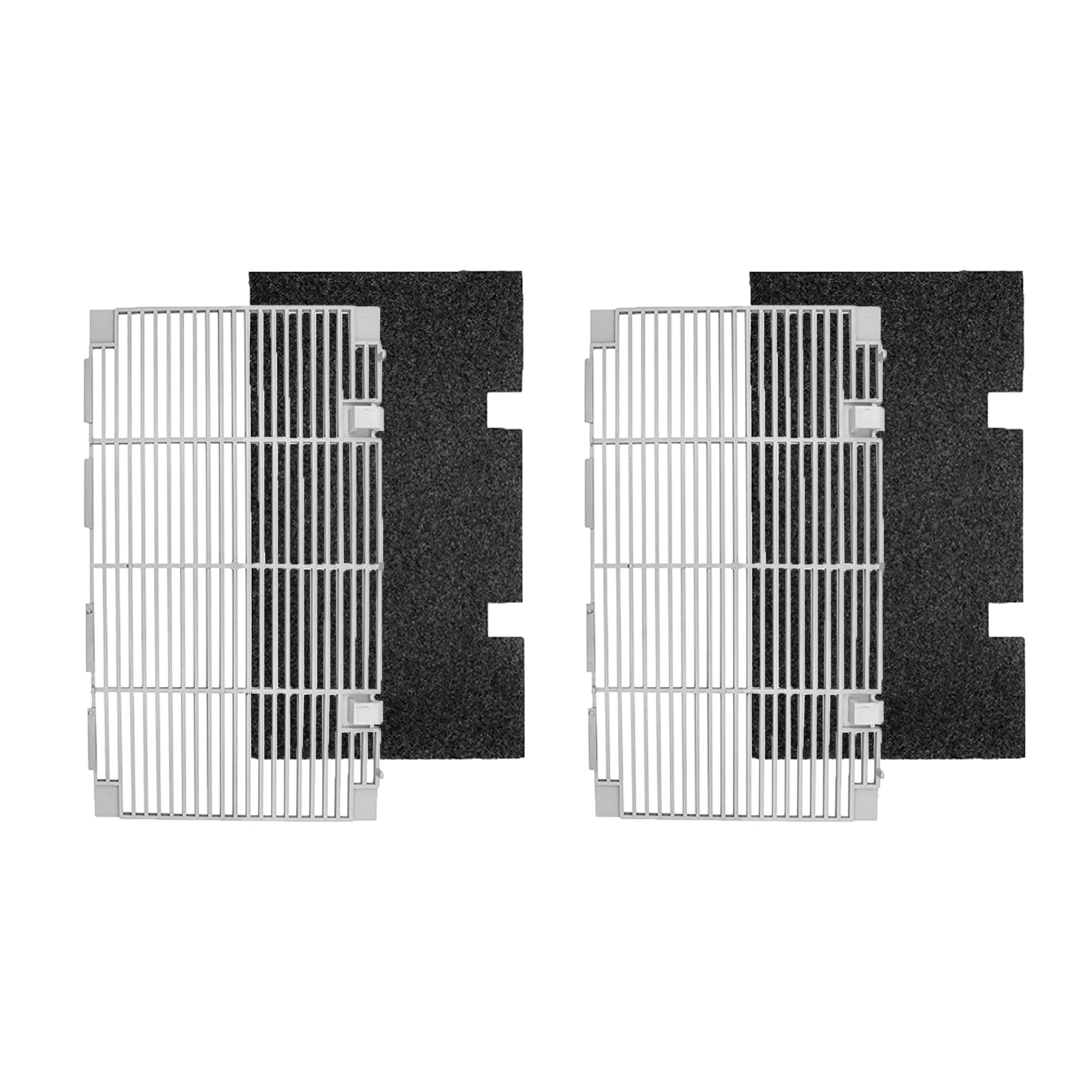iFJF RV Air Conditioner Ducted Air Grille & Filter Pad Assembly Replacement for 3104928.019 - Easy Install Polar White (2-Pack) - Perfect for RV AC Maintenance & Cooling System Upgrades