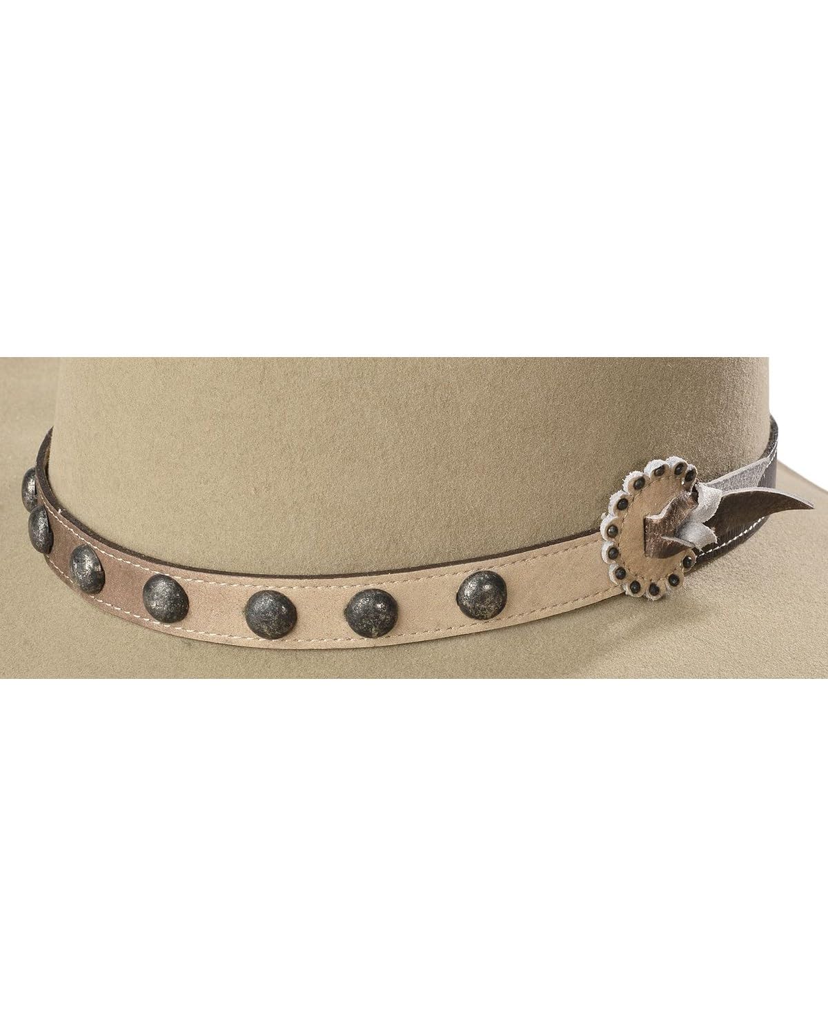 Stetson SBBBOW-6943 Broken Bow Cowboy Hat for Men - Western Style Felt Hat with Leather Band - Perfect for Rodeo, Country Music Festivals & Outdoor Adventures