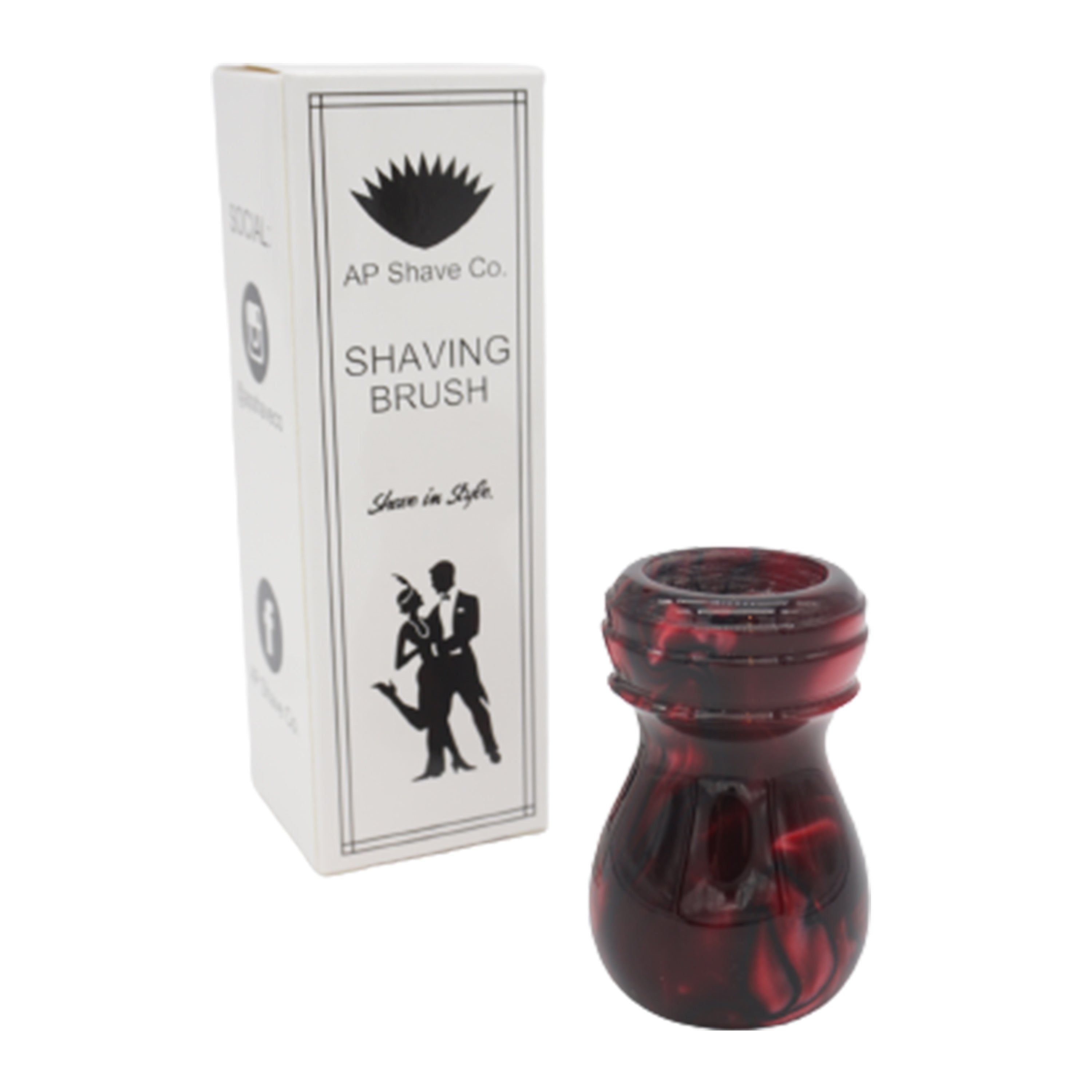 Premium True Blood Handcrafted Shaving Brush Handle - Fits 24mm & 26mm Knots - Perfect for Wet Shaving & Grooming Gifts for Men