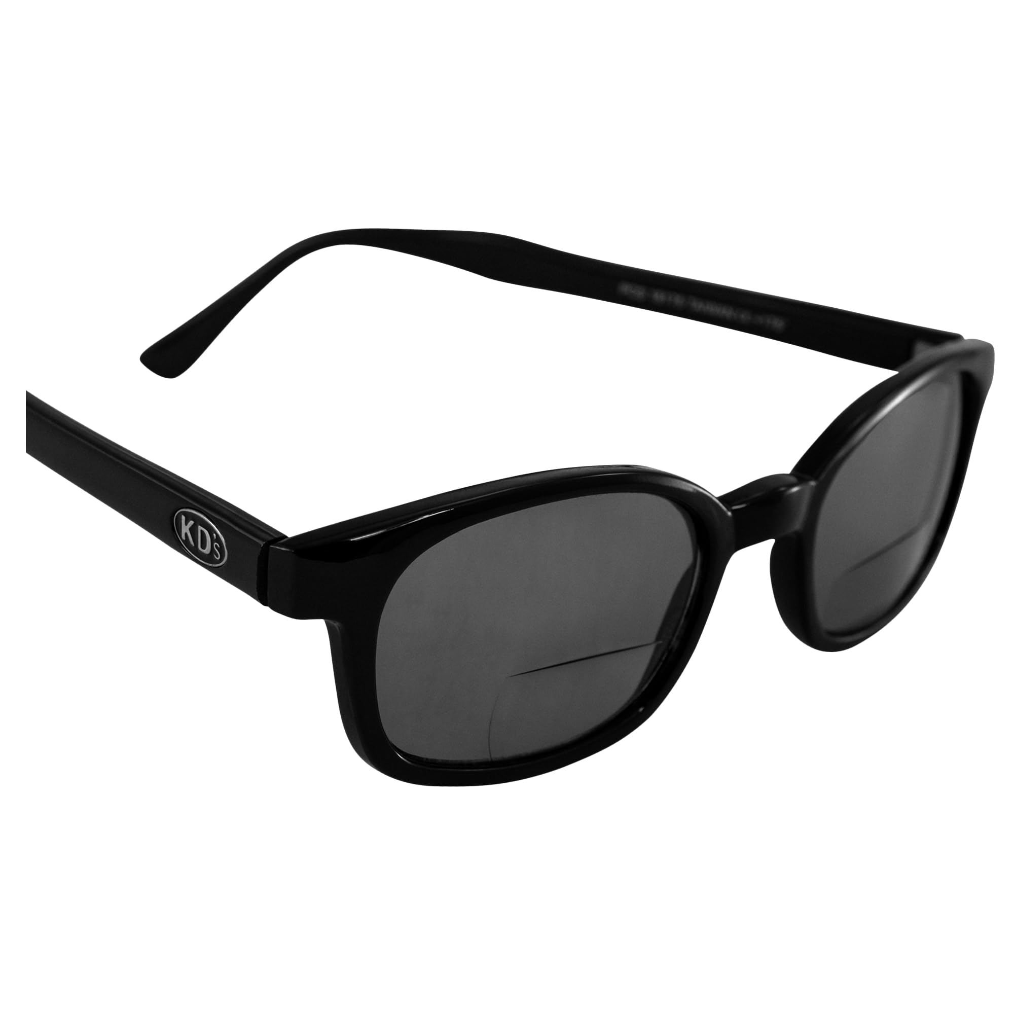 Pacific Coast Sunglasses X-Kd Readerz Smoke Lens 1.75 Rectangular Reading Sunglasses for Men & Women - Black Frame, 55mm Lens Width, 60mm Temple Length - Perfect for Driving, Reading & Outdoor Activities
