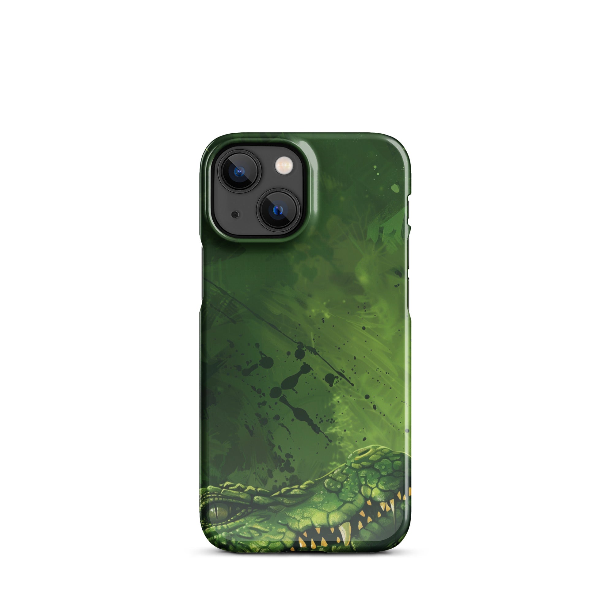 Premium Crocodile Art Snap Case for iPhone - Durable Protective Cover with Stylish Design - Perfect for Everyday Use, Travel & Outdoor Adventures
