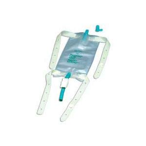 Bard 150732 Leg Bags with Fabric Straps - 32oz Urinary Drainage Bag for Comfortable Mobility - Ideal for Travel, Post-Surgery & Daily Use