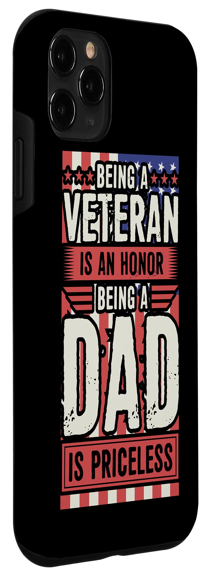 iPhone 11 Pro Case - Military Veteran & Proud Dad Protective Cover | Durable Phone Case for Soldiers & Fathers | Perfect for Outdoor Activities & Family Time