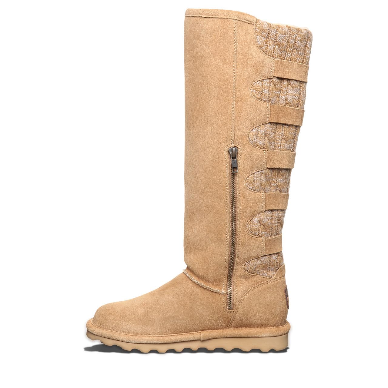 BEARPAW Women's Boshie Tall Winter Boots - Classic Suede Slip-On Ankle Boots for Women | Comfortable & Warm Snow Boots | Perfect for Casual Outfits, Winter Hiking & Cold Weather Fashion
