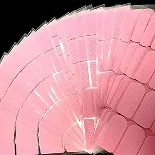 Reusable Nail Art Stencils - 24 Sheets French Tip Vinyl Decals for DIY Manicure | Hollow Design for Creative Nail Decoration | Perfect for Home Salon, Party Nails & Gift Ideas