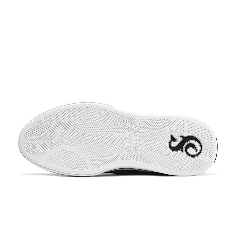 SNOOP DOGG Slip-On Sneakers - SNOOP ONE 251017/BKW - Comfortable Casual Shoes for Men, Streetwear Fashion, Everyday Wear & Hip Hop Style