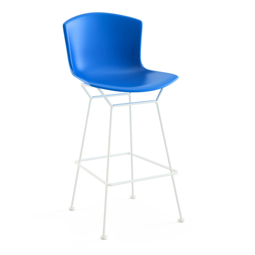 Bertoia Modern Plastic Bar Stool - Lightweight & Durable Counter Height Stool for Kitchen, Dining, or Bar - Indoor & Outdoor Use