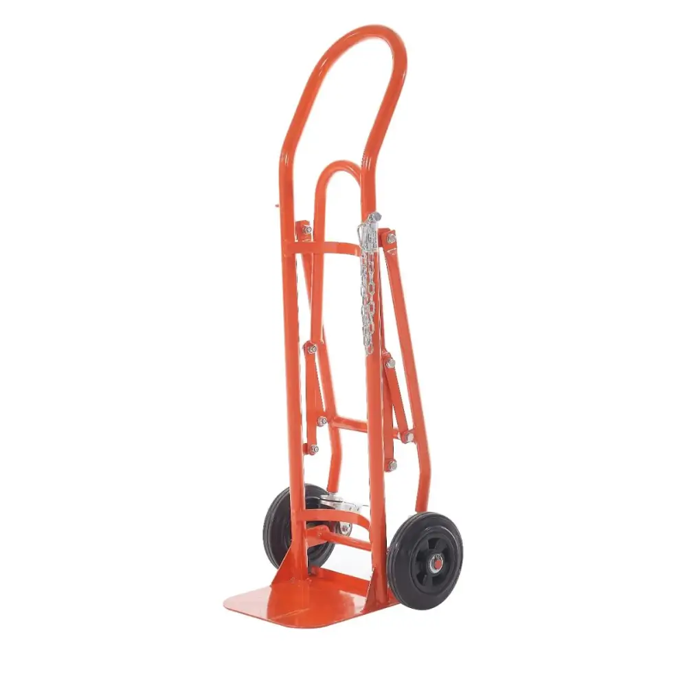 Heavy Duty Cylinder Trolley Cart - Gas Cylinder Hand Truck with 360° Swivel Wheels for Easy Transport - Perfect for Workshop, Garage, and Industrial Use