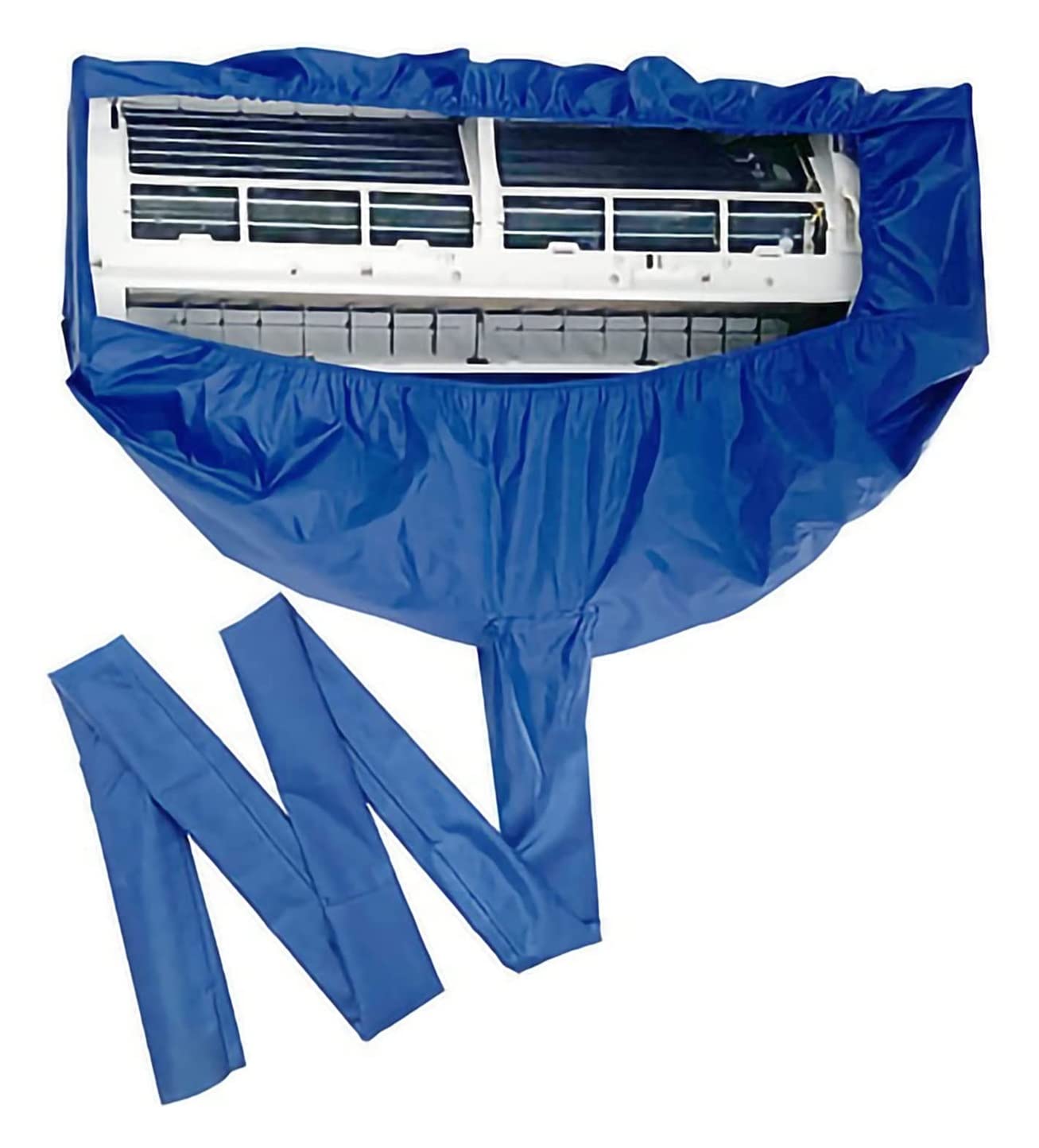 WARRIO Wall Mounted Air Conditioner Service Bag - AC Cleaning Cover with 9.2ft Water Pipe, Waterproof Panels & Side Support Plates | Perfect for HVAC Maintenance & Wall-Mounted AC Unit Protection
