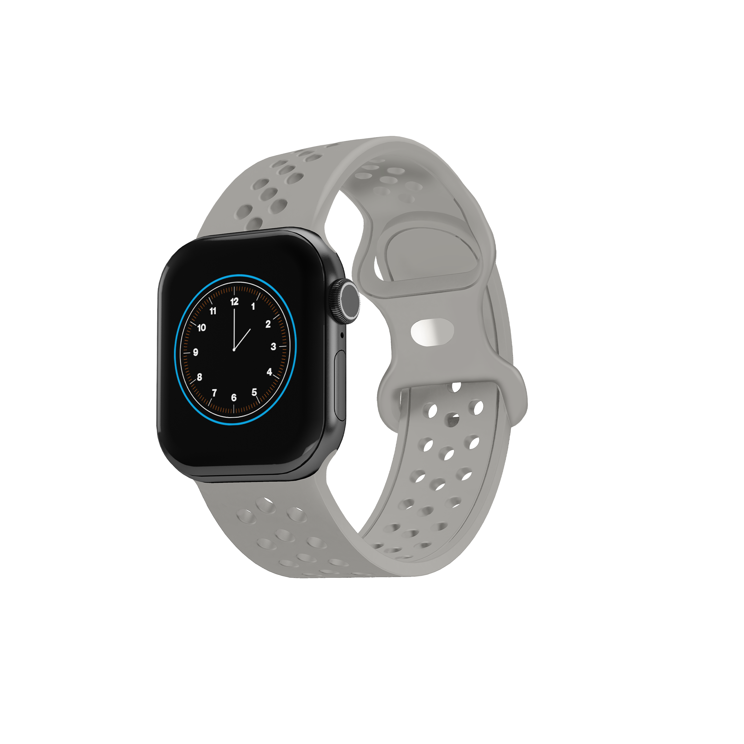 Premium Silicone Sports Bands for Apple Watch Series 3/4/5/6/7/8/9/10/SE - 42mm 44mm 45mm 46mm & Ultra/Ultra 2 49mm - Durable Sweatproof Replacement Watch Strap for Running, Gym & Outdoor Activities