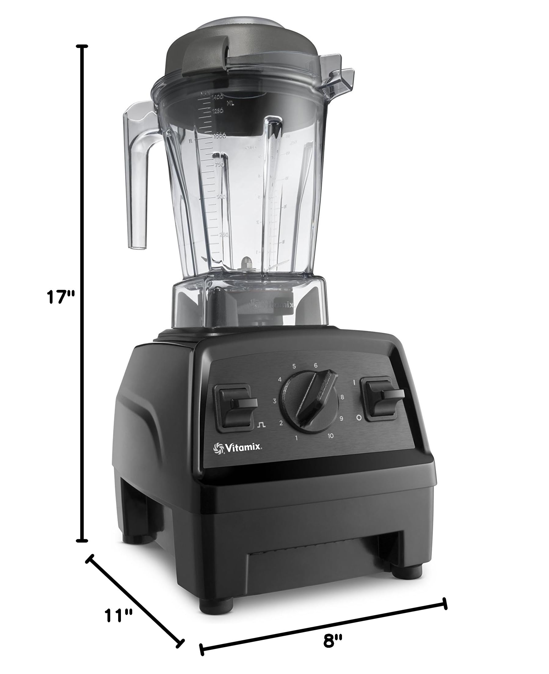Vitamix E310 Explorian Blender - Professional-Grade 48oz Countertop Blender with BPA-Free Container, Perfect for Smoothies, Soups & Nut Butters - Black