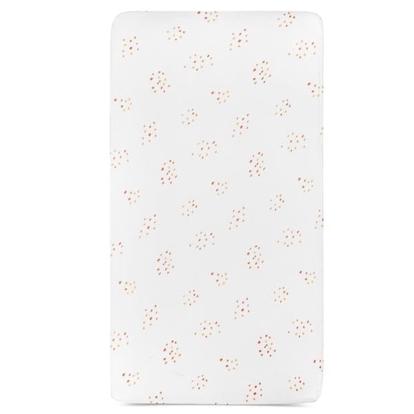 Elys & Co Soft Organic Cotton Crib Sheet - Single Pack for Baby Crib & Bassinet - Perfect for Nursery, Daycare & Travel