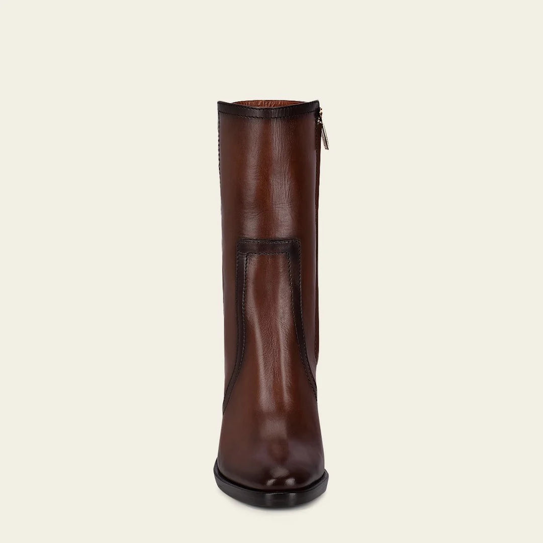 Franco Cuadra Women's Chocolate Brown Western Cowgirl Ankle Boots - Stylish & Comfortable for Country Rides, Rodeos & Casual Outings