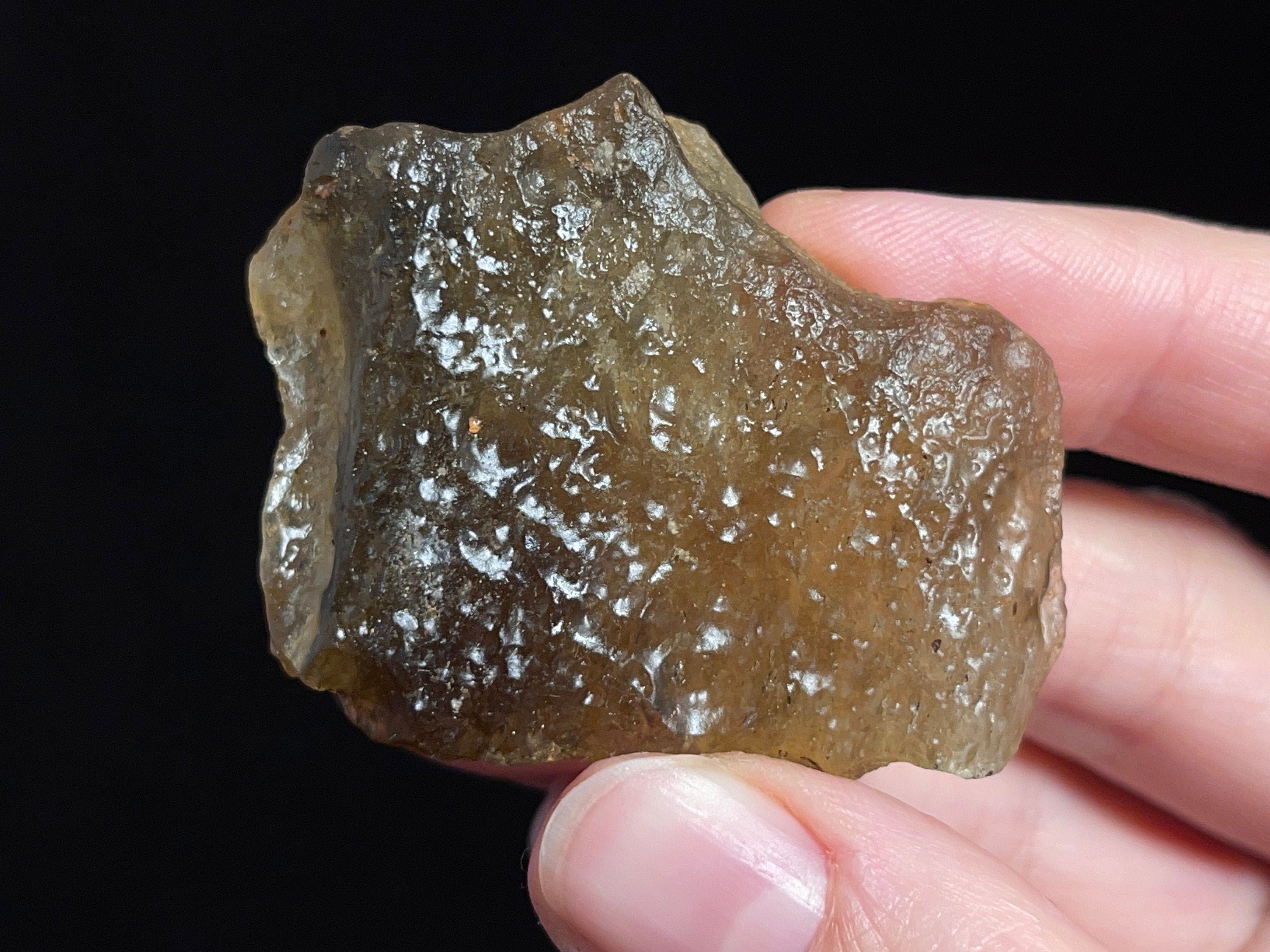 Libyan Desert Glass Raw Crystal - Rare 2A Grade 25.7g Natural Healing Stone for Meditation, Energy Work & Spiritual Healing | Metaphysical Crystals Collection
