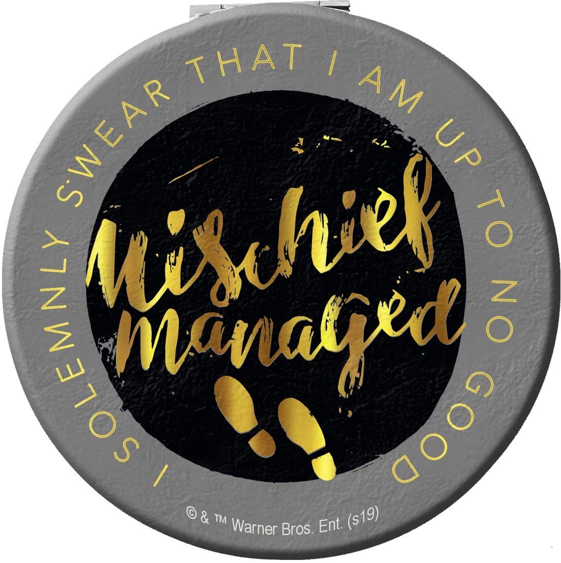 Spoontiques Mischief Managed Compact Mirror - Multicolored Harry Potter Inspired Makeup Mirror for Travel, Purse & Everyday Use