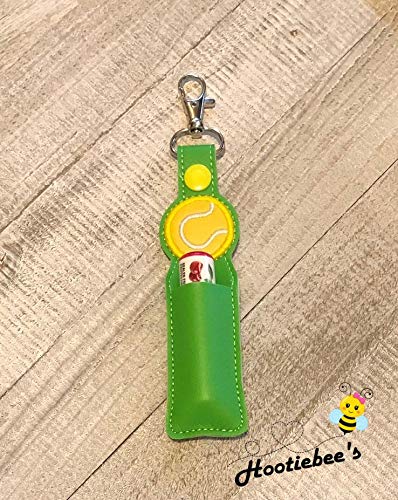 Tennis Ball Hand Sanitizer Holder & Lip Balm Case - Portable Sports Accessory for Gym, Hiking, and Outdoor Activities
