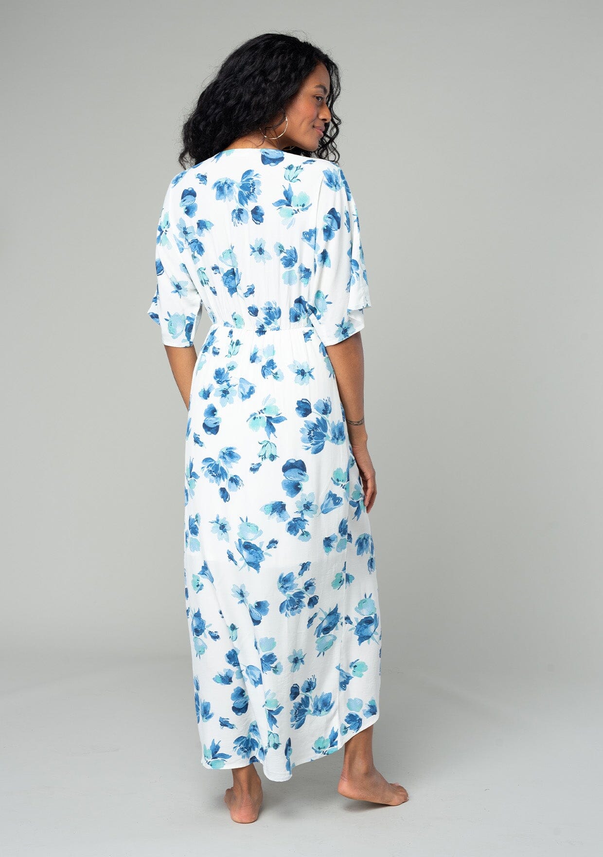 Stylish Cabana Knot Front Maxi Dress for Women - Beach Cover Up, Summer Vacation, Boho Chic Outfit | Perfect for Pool Parties, Tropical Getaways & Date Nights