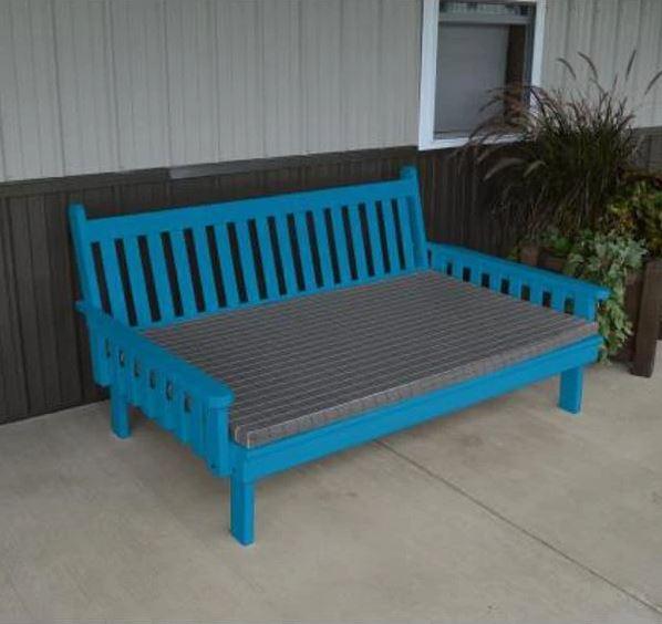 Yellow Pine Traditional English Daybed by A&L Furniture - Rustic Bedroom & Living Room Accent Piece for Cozy Home Decor