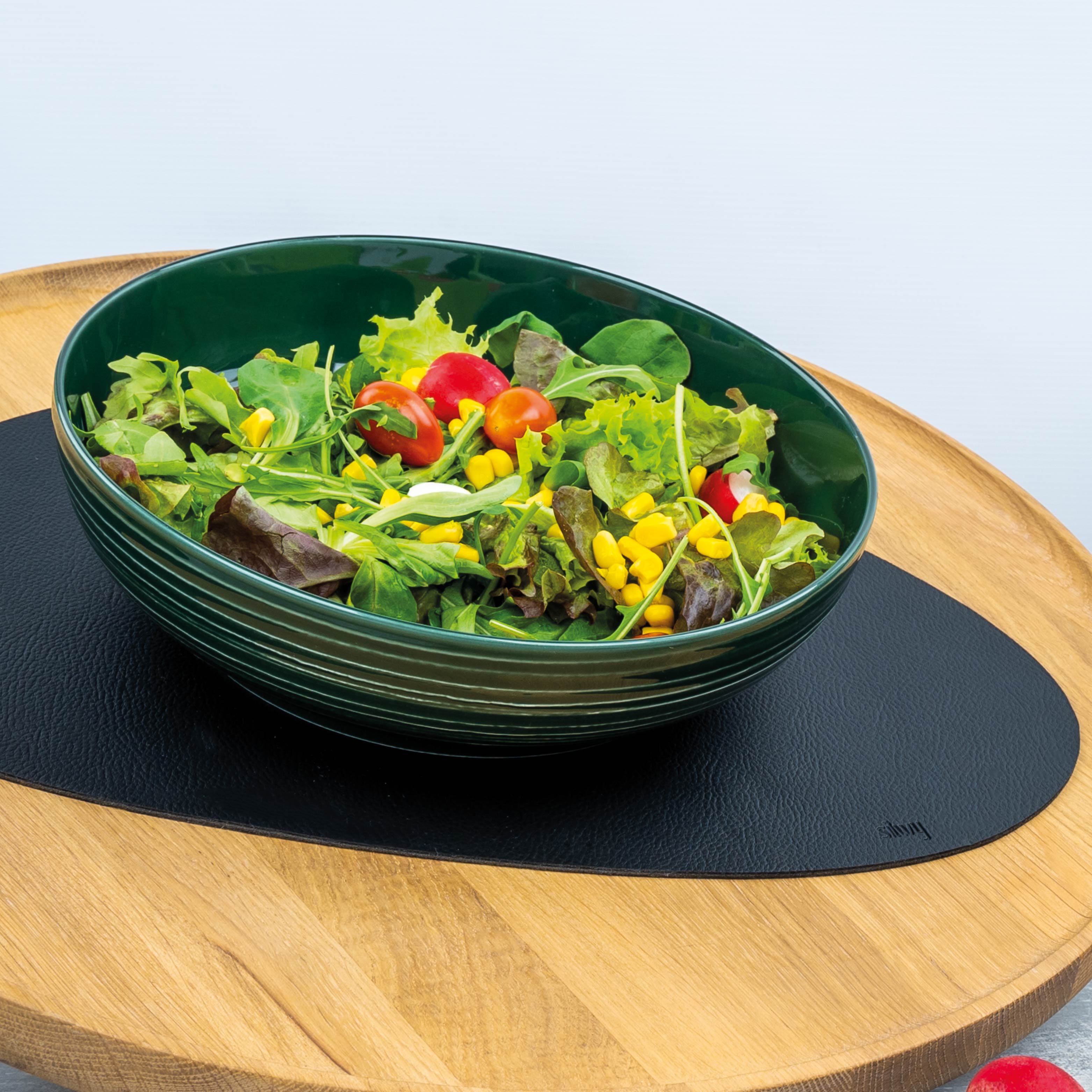 Premium Magnetic Porcelain Food Bowl - WALDGRÜN 25 cm, Durable Pet Dish for Cats & Dogs - Perfect for Home, Kitchen, or Outdoor Feeding