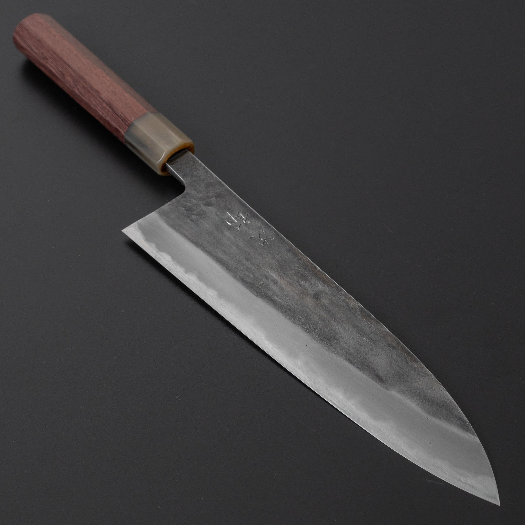 Premium Jiro Tsuchime Wa Gyuto 225mm Japanese Chef Knife with Taihei Tagayasan Handle (#153) - Perfect for Sushi, Sashimi & Precision Cutting in Professional Kitchens