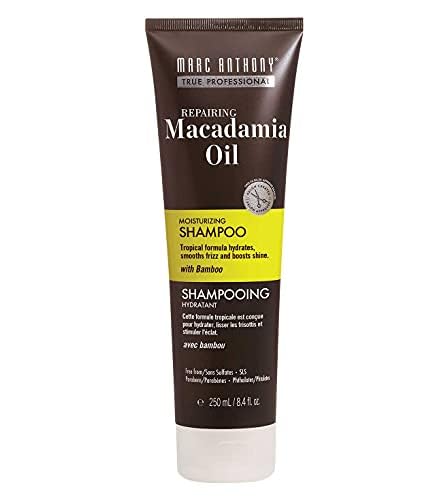 Marc Anthony Macadamia Oil Moisturizing Shampoo for Dry & Damaged Hair - 8.4 oz Sulfate-Free Hydrating Shampoo with Natural Oils - Perfect for Daily Hair Care & Salon-Quality Results at Home