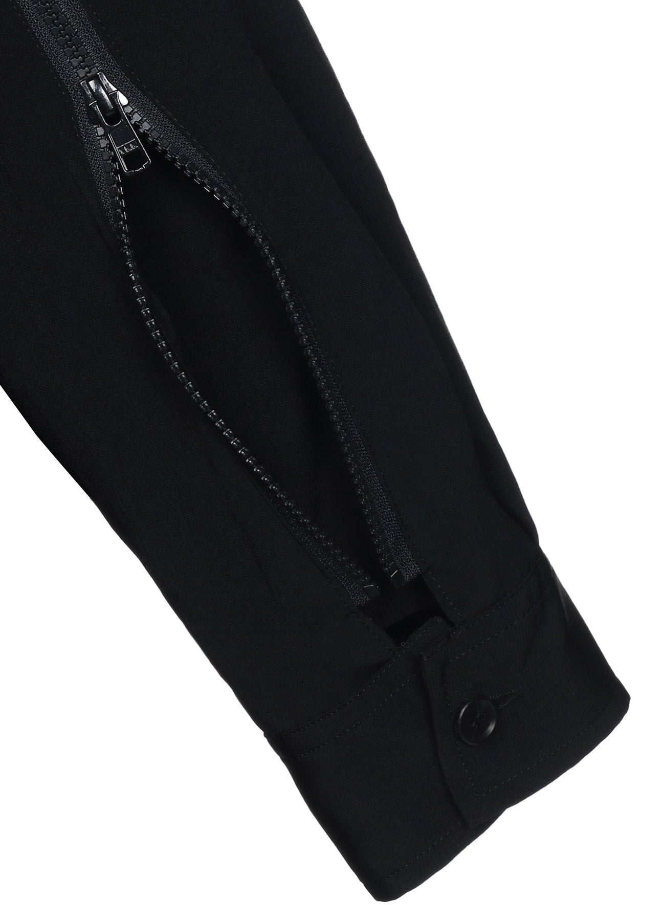 Elegant Crepe de Chine Back Yoke Zip Coat for Women – Perfect for Office Wear, Evening Outfits & Fall Layering