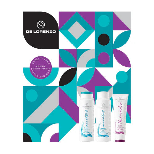 De Lorenzo Accentu8 The Ends Gift Pack - Hair Styling & Care Set for Split Ends & Damaged Hair - Perfect for Salon & Home Use