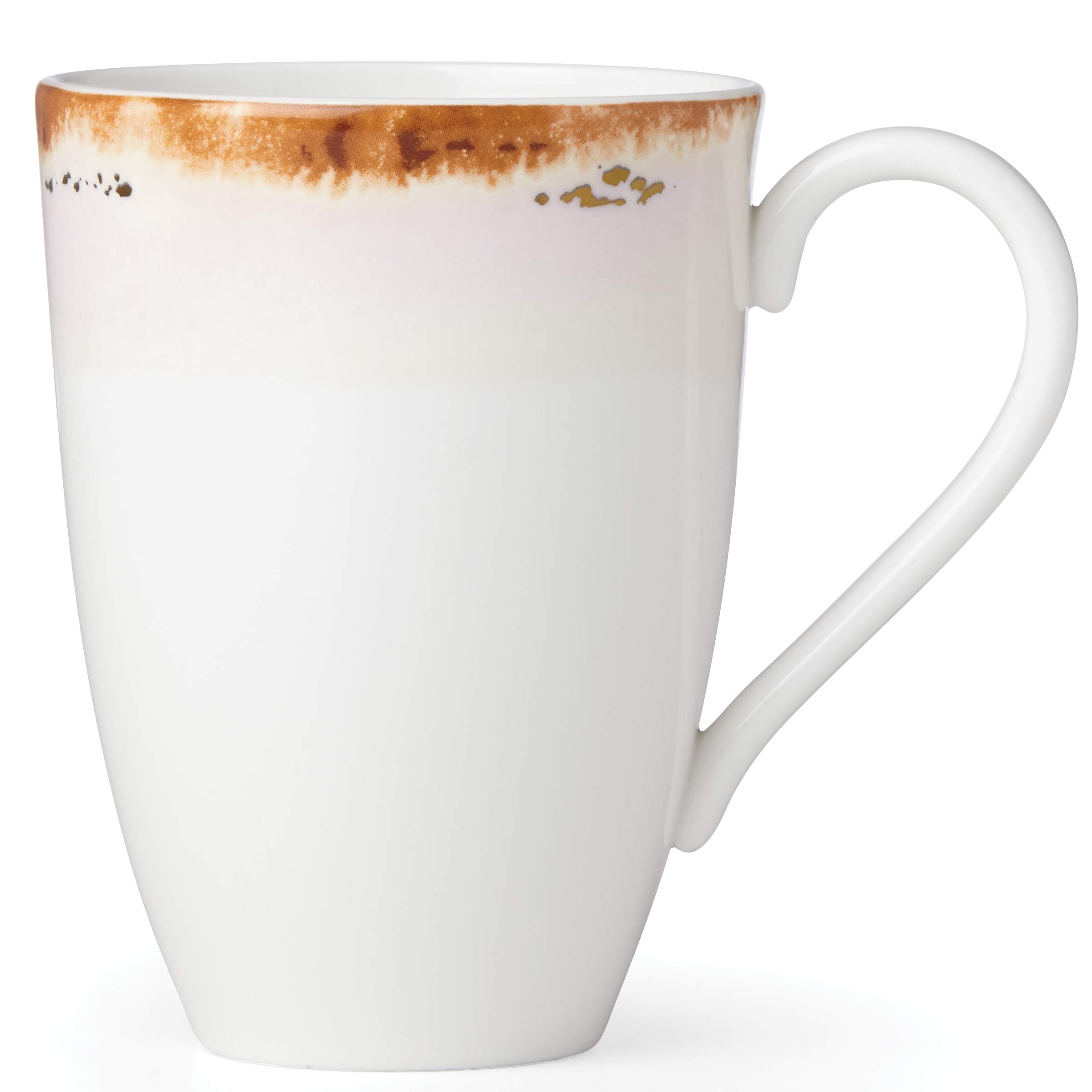 Lenox Watercolor Horizons Sand Mug - 16 oz Brown Ceramic Coffee Cup with Handle, Perfect for Hot & Cold Beverages - Ideal for Home, Office, or Gift Giving