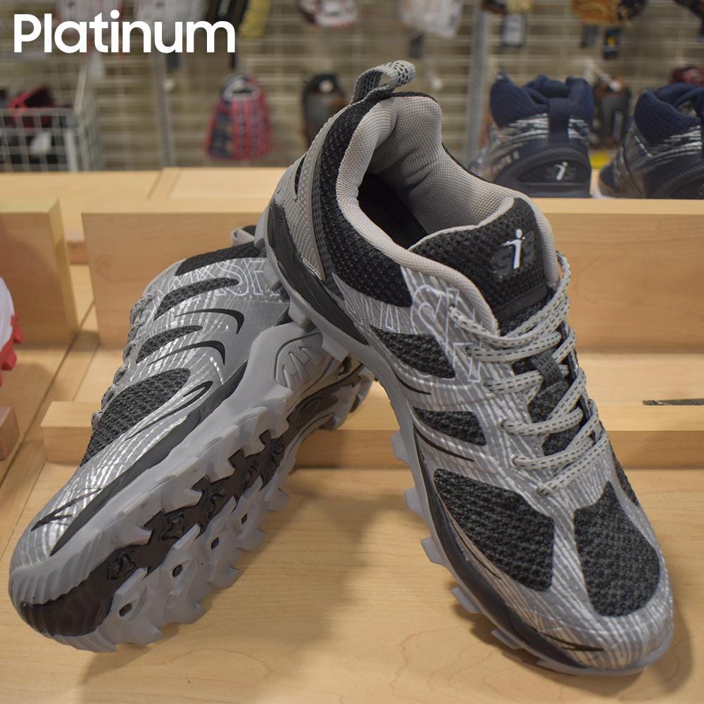SIS X Lite II Turf Soccer Cleats - Platinum - Lightweight & Durable for Men & Women - Perfect for Artificial Grass, Training & Matches