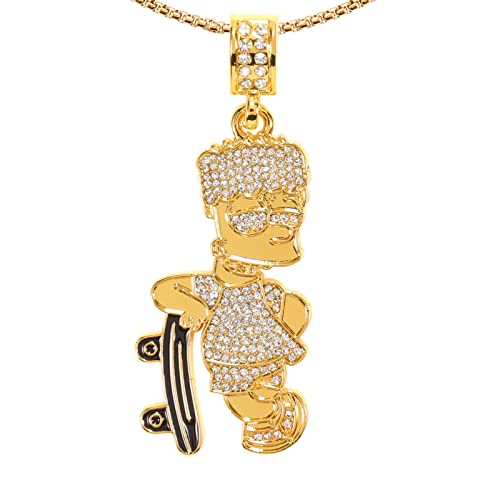 Gold/Black Skateboard