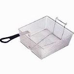 70 lb Commercial Deep Fryer Basket - Heavy Duty Stainless Steel Fryer for Restaurants, Food Trucks & Catering - Perfect for Frying Chicken, Fish & French Fries - Serv ware Fryer NRE #001480