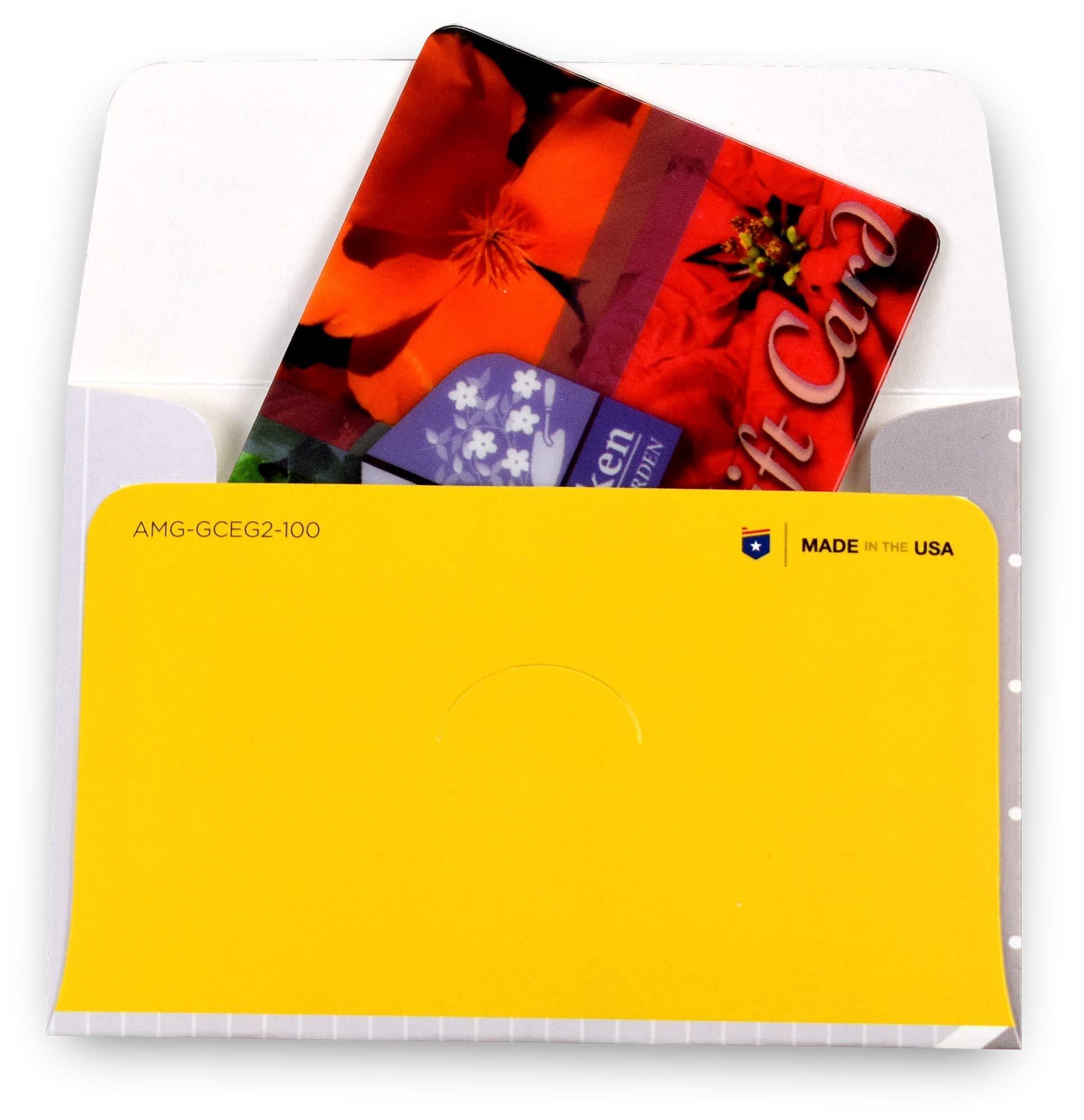 100 Gold Balloon Gift Card Envelopes - Mini Congratulatory & Birthday Card Holders - Small Key Card Sleeves for Parties, Weddings, Baby Showers & Special Occasions
