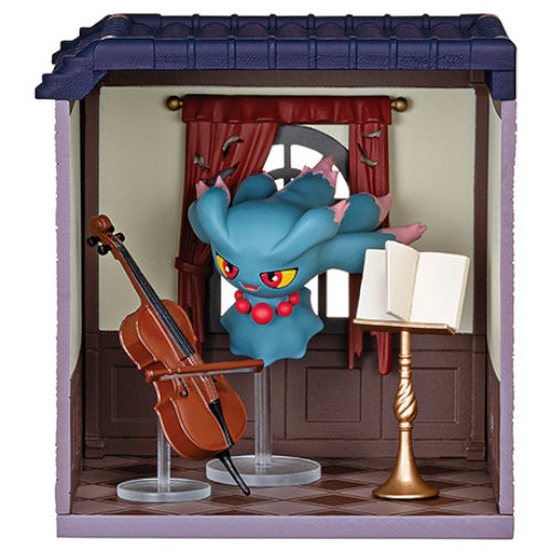 Pokemon Midnight Mansion Vol. 02 Re-Ment Collectible Figure Set - Rare Miniature Display for Anime Fans & Pokemon Collectors - Perfect for Home Decor, Office Display, and Gift Giving