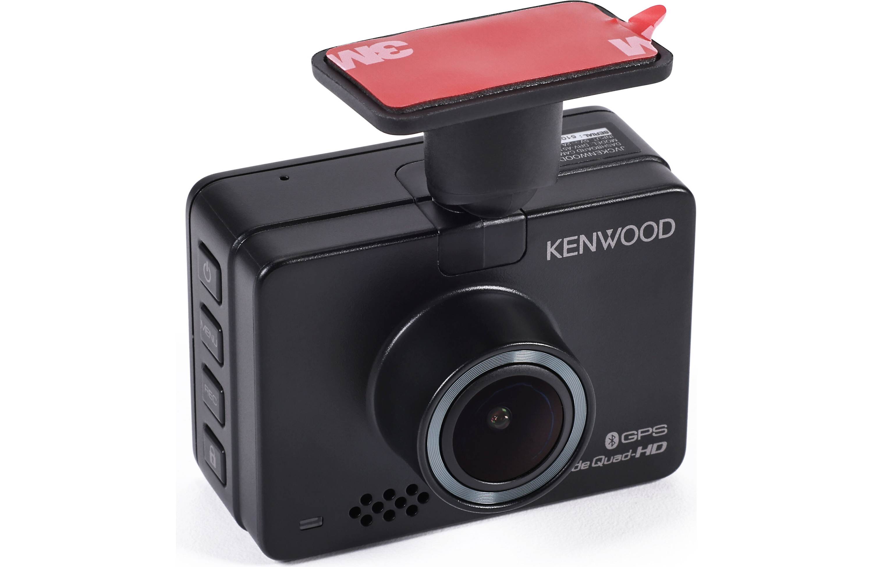 Kenwood DRV A510WDP 4K Front and Rear Dash Cam with GPS, WiFi, Night Vision - Car Security Camera for Uber, Taxi, Fleet Vehicles