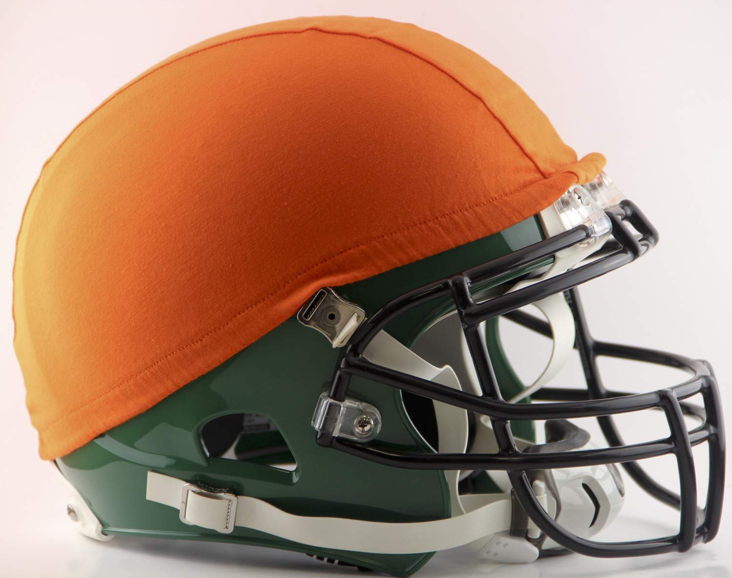 TAG Scrimmage Football Helmet Cover - 12 Pack Orange - Elastic Rubber Band for Secure Fit - Perfect for Practice, Training, Games & Team Events - Durable Football Helmet Covers for Youth & Adult Players