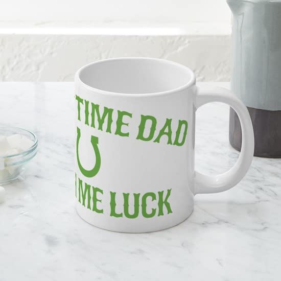 First Time Dad 20oz Ceramic Coffee Mug - Large Insulated Coffee Cup for New Fathers - Perfect for Father's Day Gifts, Office Use & Home Brewing