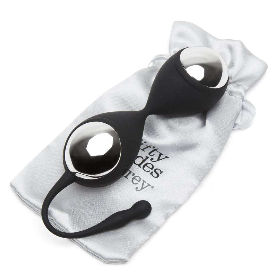 Fifty Shades Kegel Exercise Balls for Women - Pelvic Floor Muscle Trainer - Strengthen & Tone Intimate Muscles - Perfect for Postpartum Recovery & Sexual Wellness
