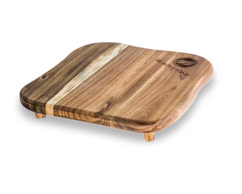 Non-Slip Griddle Cutting Board with Juice Groove - Premium Wooden Chopping Block for Meat, Vegetables & Fruits - Perfect for Kitchen, BBQ & Outdoor Cooking