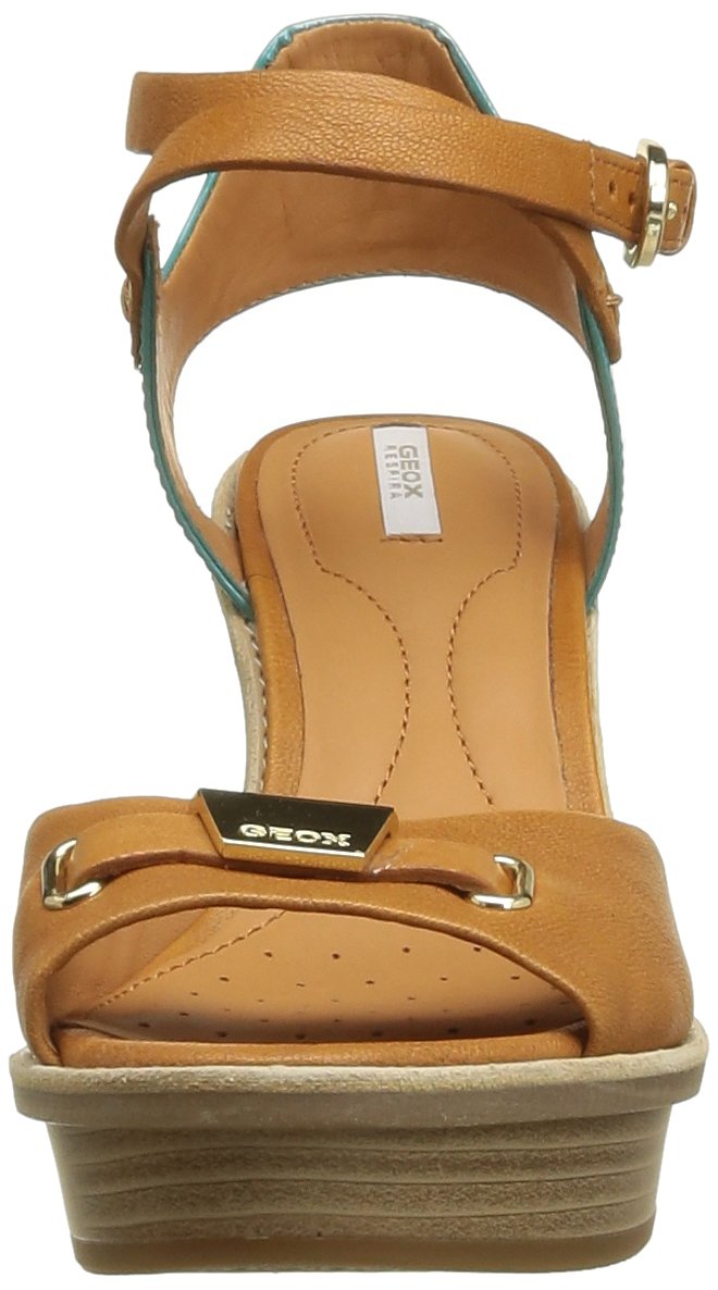 Geox Women's Maranta 4 Wedge Sandals - Comfortable Casual & Dressy Summer Shoes for Walking, Travel, and Outdoor Activities