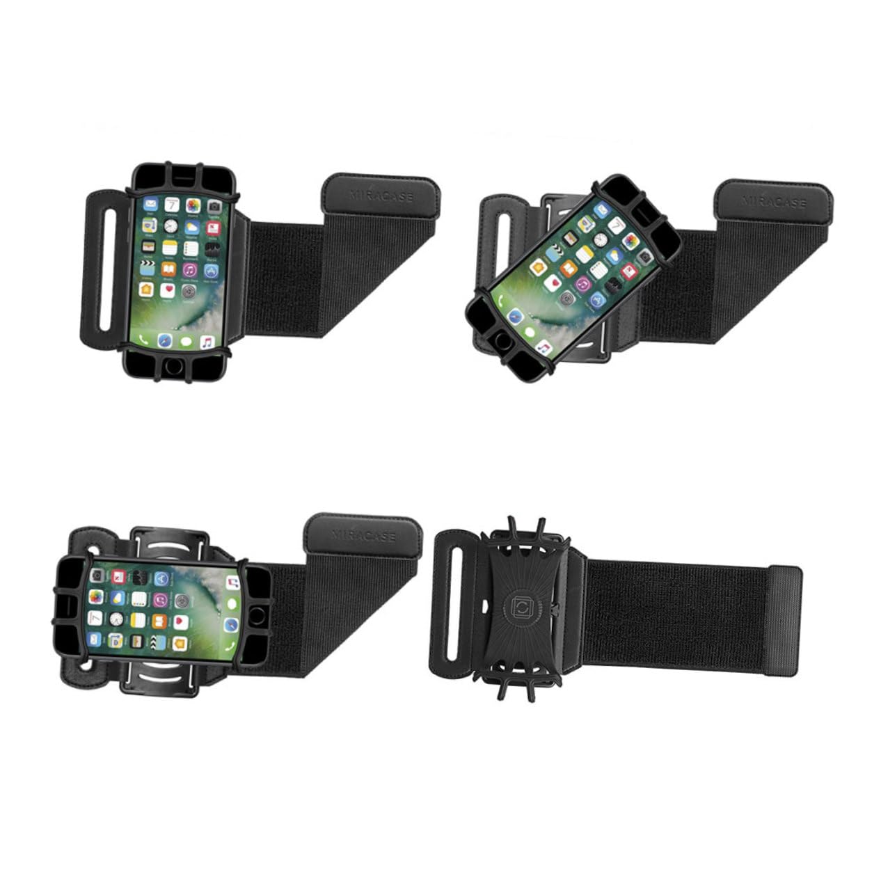 1pc Rotatable Wrist Phone Holder - Adjustable Phone Wristband for Running, Cycling & Workouts - 360° Rotating Arm Mount Bracket for Smartphones - Perfect for Sports, Gym & Outdoor Activities