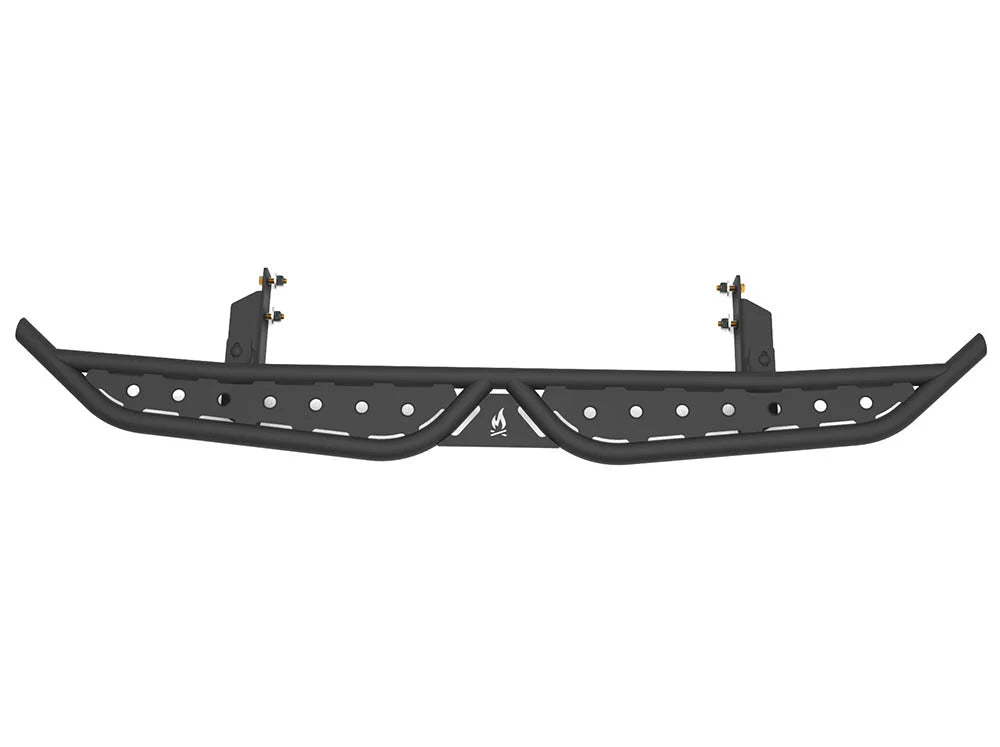 Flatline Van Co Rear Tube Step for 2019-2023 Mercedes Sprinter Van with Factory Tow Hitch - Heavy Duty Running Board for Easy Access & Loading - Perfect for Camping, Work Vans & Outdoor Adventures