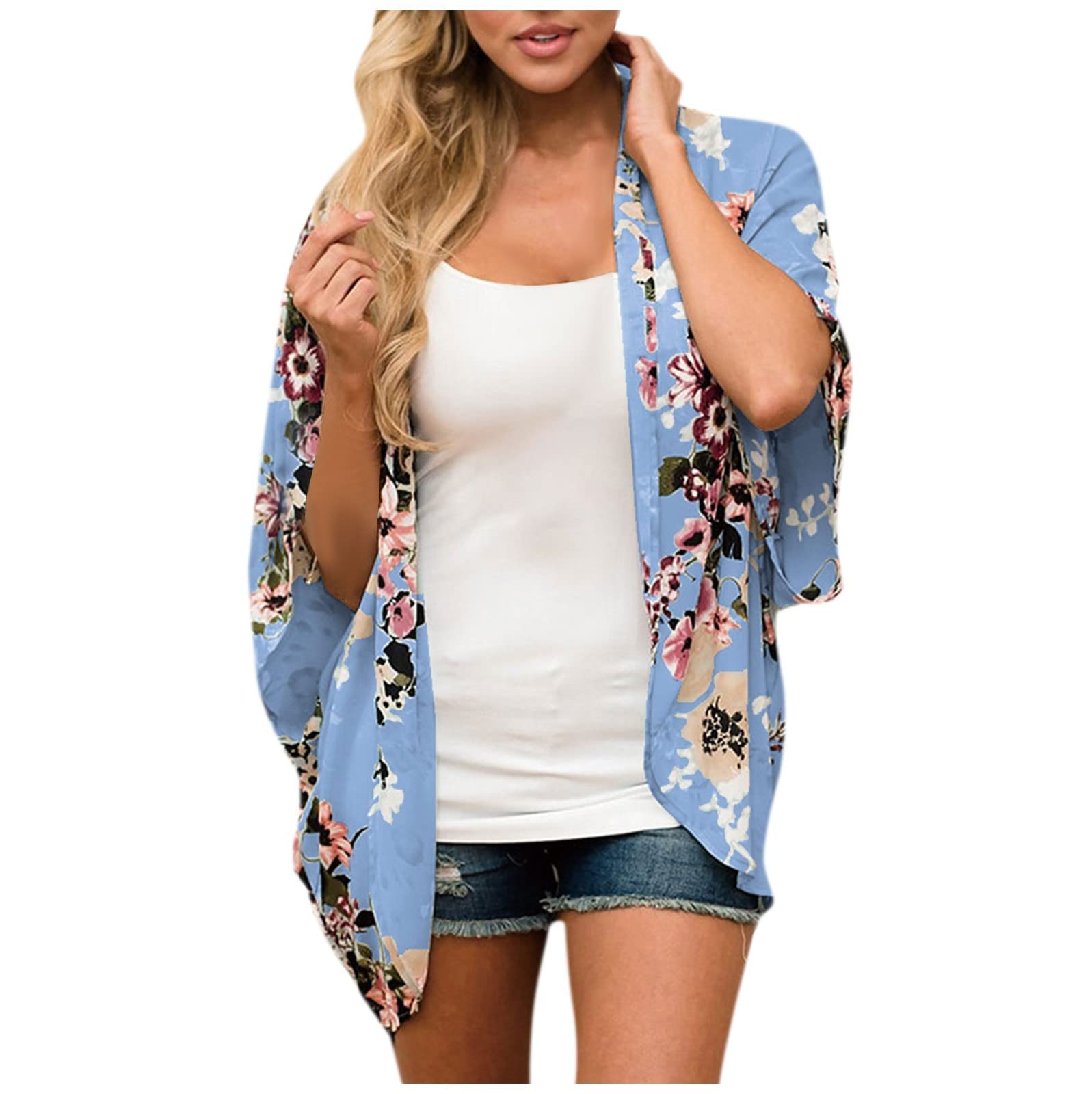 Lady Jacket Traditional Nursing Tunic Summer Relaxation Extensible Jacket for Maternity Wear and Casual Outings