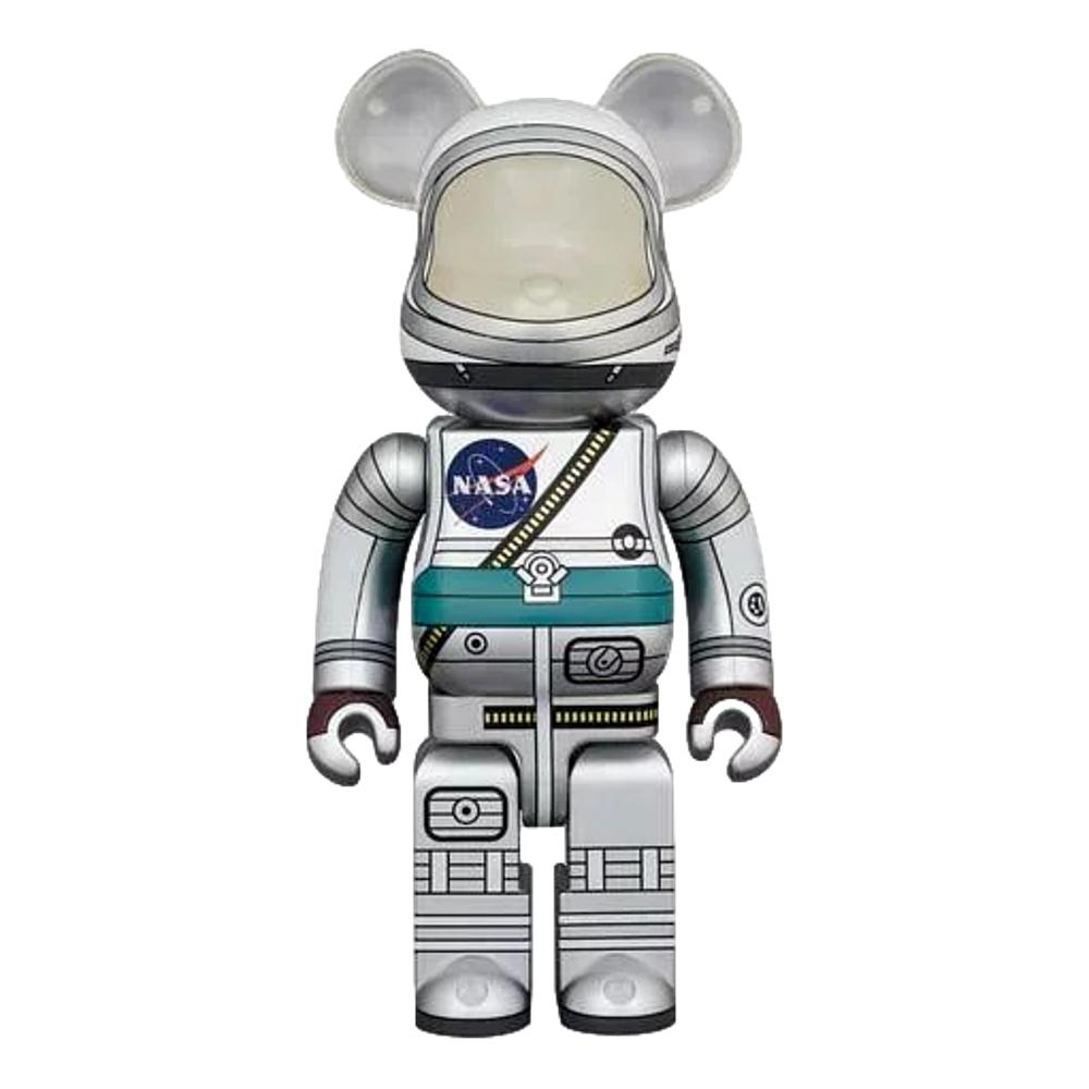 MEDICOM TOY BE@RBRICK 1000% Project Mercury Astronaut White Collectible Figure - Perfect for Home Display, Office Decor & Gift for Toy Collectors