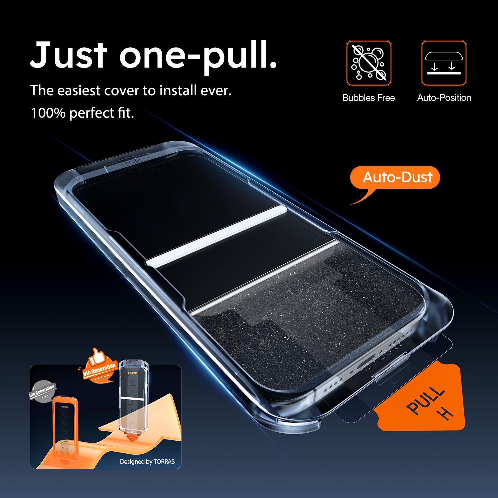 Tempered Glass Screen Protector for iPhone 16 Pro - 9H Hardness, HD Clear, Anti-Scratch & Bubble-Free - Perfect for Work, Gaming & Daily Protection