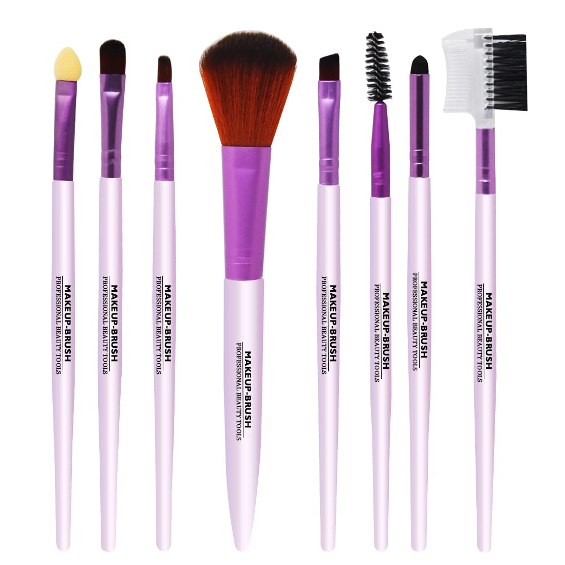 Adbeni Professional Makeup Brush Set - 12 Piece Vegan & Cruelty-Free Cosmetics Brushes for Flawless Foundation, Blending, Contouring - Perfect for Makeup Artists & Beginners (Home, Salon, Travel Use)